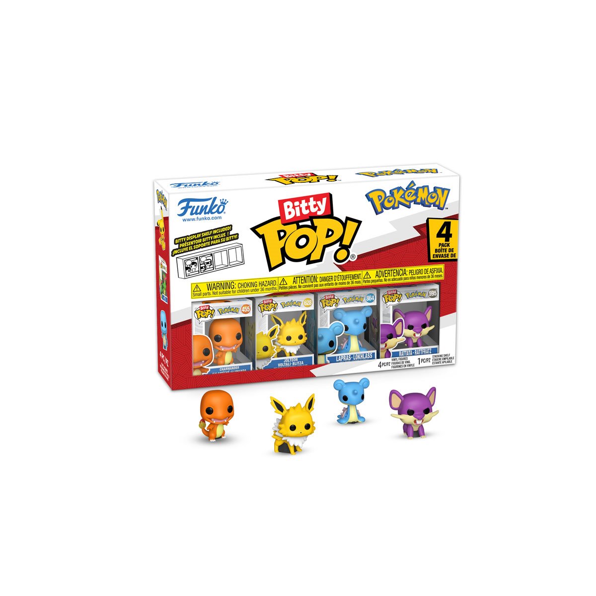 Pokemon Funko Bitty Pop! Mini-Figure 4-Pack