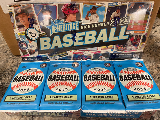 2023 Topps Heritage High Number Hobby Box