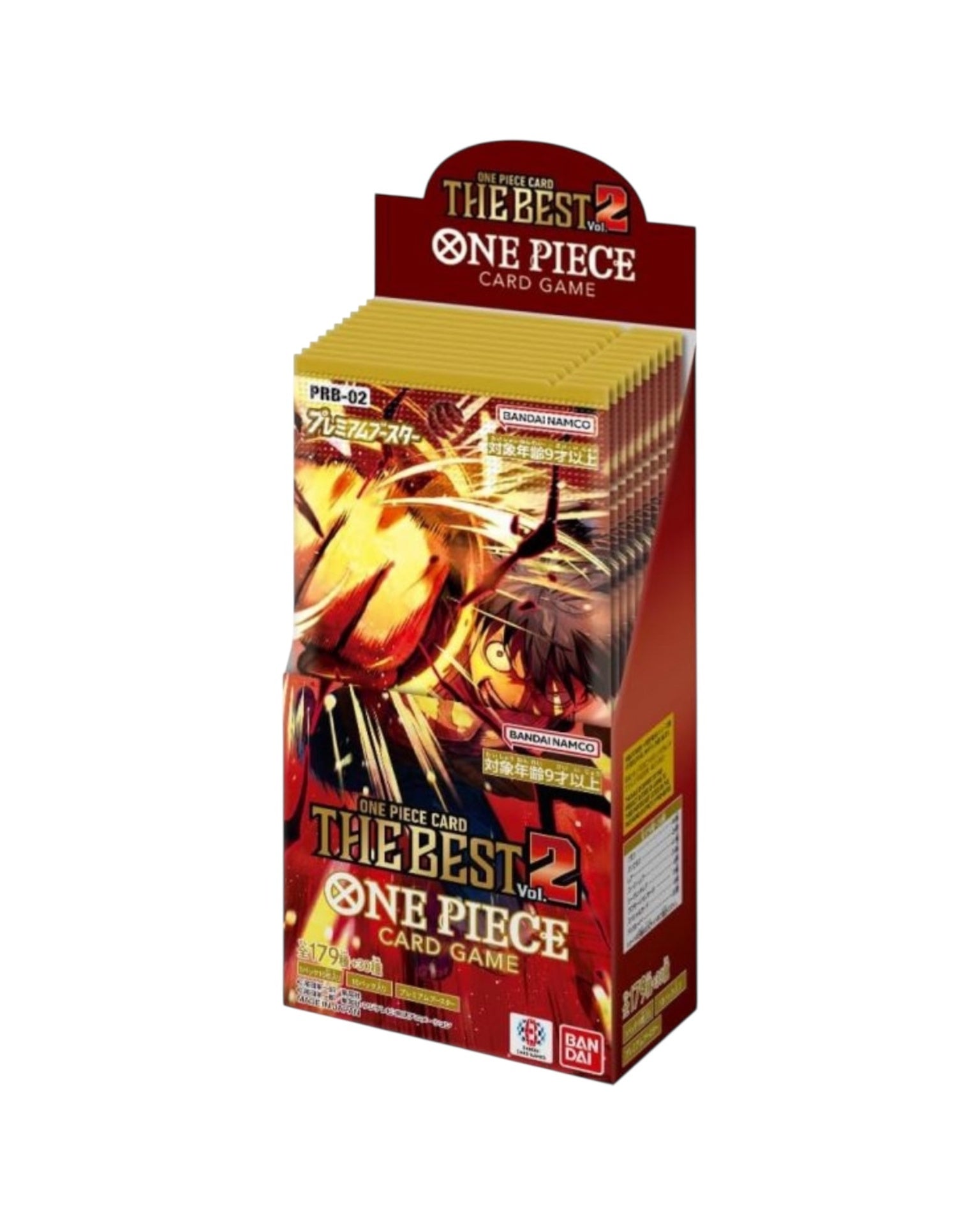one piece tcg the best premium booster box TCG: One Piece Card Volume 2 10 Case Cards with Character Designs One Piece TCG: "The Best"