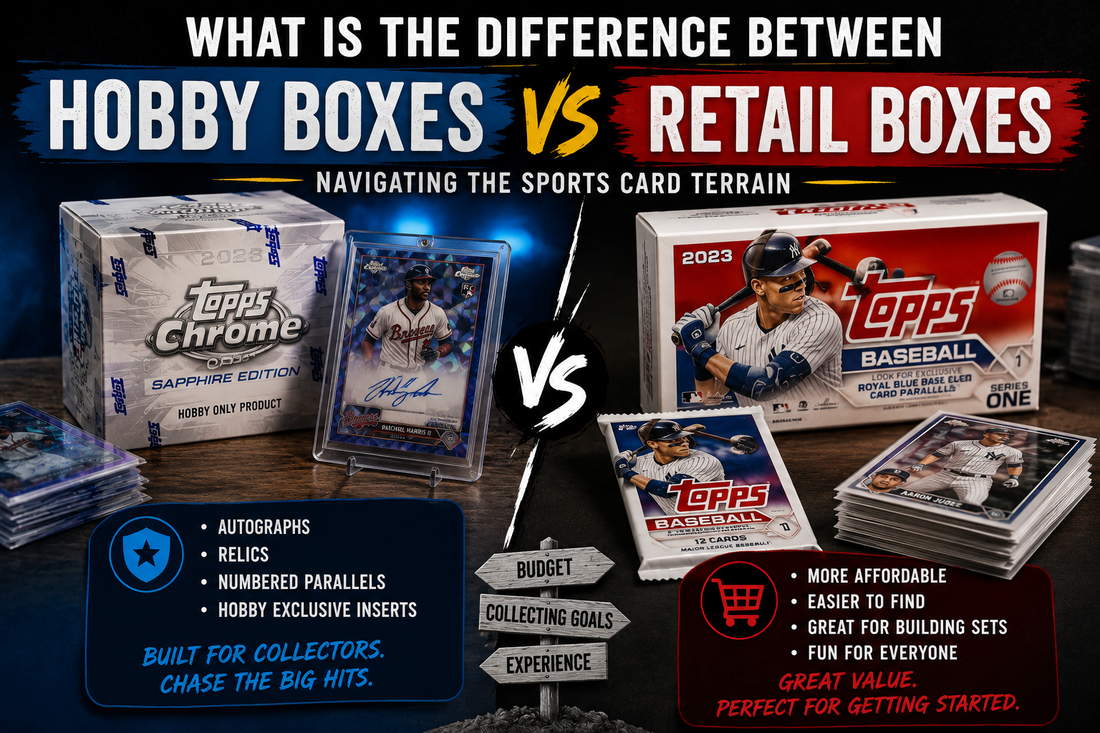 What is the difference between Hobby Boxes vs. Retail Boxes: Navigating the Sports Card Terrain