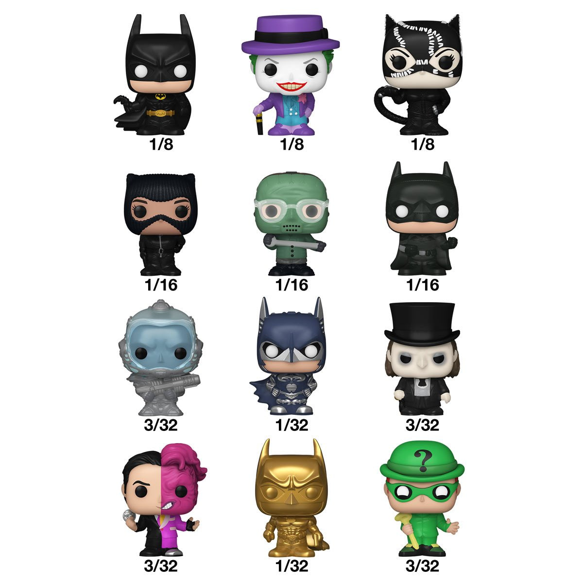 Batman 85th Anniversary Funko Bitty Pop! Mini-Figure Singles